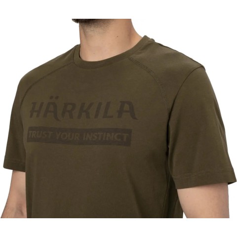 Футболка Harkila logo L Зеленый