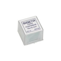 Покривне скло SIGETA 18x18 мм (100 шт.)