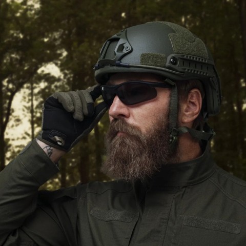 Кевларовий шолом Ukrarmor FAST Team Wendy. Рівень захисту NIJ IIIA Олива
