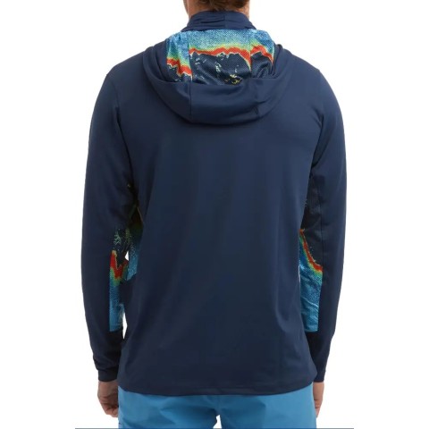 Реглан Pelagic Exo-Tech Hooded Fishing Shirt L Navy