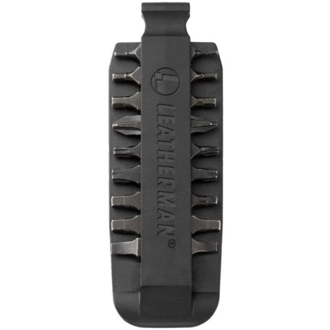 Мультиінструмент Leatherman ARC Obsidian Limited, шкіряний чохол, біти