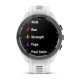 Смарт-годинник Garmin Approach S70 (42 мм) з чорним керамічним безелем та білим ремінцем