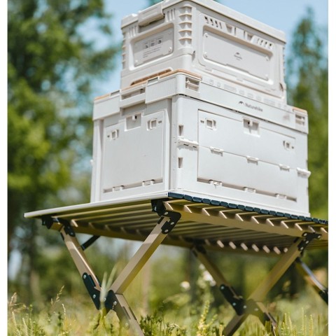 Складаний стіл Naturehike CNK2450JJ013, M, алюміній, сірий