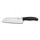 Набір кухонний Victorinox SwissClassic Cutlery Block 9шт з чорн. ручкою з підставкою (6 ножів, точило, вилка, ножиці)