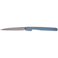 Нож CJRB Lanky, 14C28N, Aluminum blue
