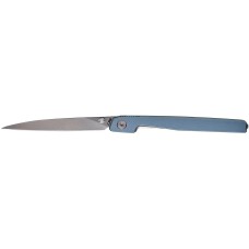 Нож CJRB Lanky, 14C28N, Aluminum blue