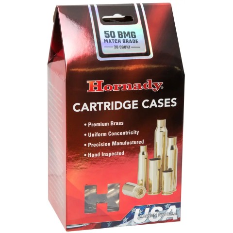 Гильза Hornady .50 BMG латунная 20 шт.
