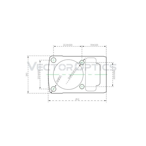 Прицел коллиматорный Vector Optics Frenzy AUT 1x22x26 3MOA