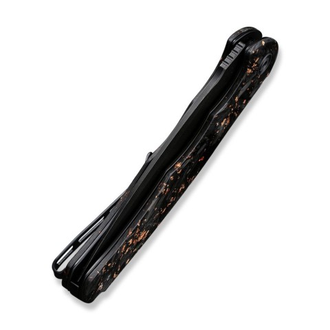 Ніж складаний туристичний Civivi Praxis, (9.5 см) 9Cr18MoV / Carbon Fiber & Resin