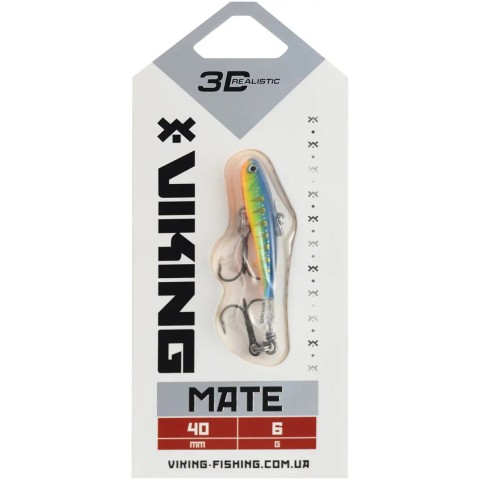 Балансир Viking Fishing Mate Ice Jig 40mm 6g #21 Kingfisher Green
