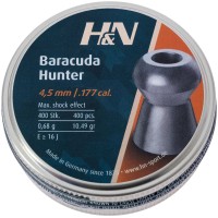 Пули пневм H&N Baracuda Hunter 4,5 мм 400 шт/уп 0,68г