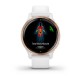 Смарт-годинник Garmin Venu 2S білий із рожево-золотистим безелем