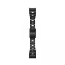Ремешок для часов Garmin QuickFit 26 титановый с вентиляцией, с карбоново-серым DLC-покрытием