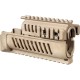 Цівка FAB полімерне для АК47 / 74 4 планки пісочний (fix-ak47t)