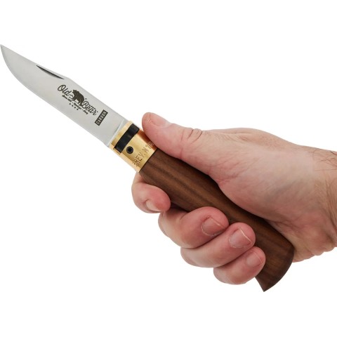 Нож Old Bear Classic L, C70 steel, Walnut wood ц:walnut