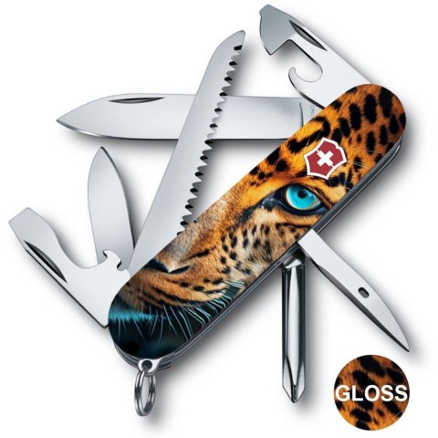 Ніж Victorinox Hiker Animal 91мм,13функ ,Леопард