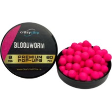 Бойлы Crazy Carp Premium Pop-Ups 8mm Bloodworm (80шт/уп)