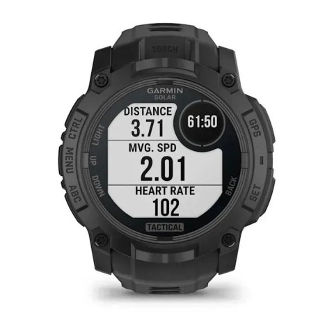 Смарт-годинник Garmin Instinct 3 (50 мм) Solar Tactical Edition чорний
