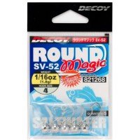 Джиг головка Decoy SV-52 Round Magic #6-2,5 (5 шт/уп)