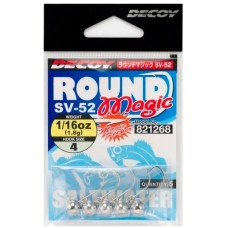 Джиг головка Decoy SV-52 Round Magic #6-2,5 (5 шт/уп)