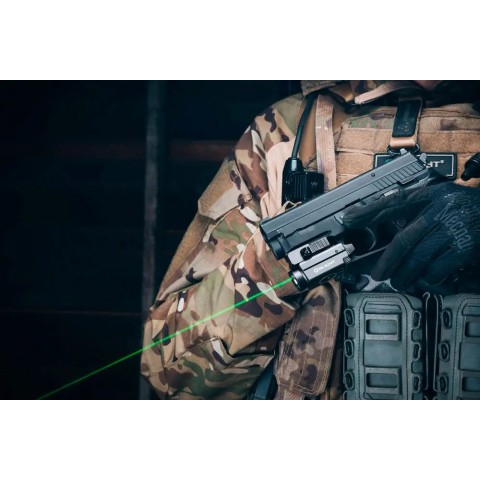 Фонарь с ЛЦУ Olight Baldr S Green Laser Black