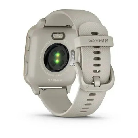 Смарт-годинник Garmin Venu Sq 2 Music Edition французький сірий з кремово-золотистим безелем