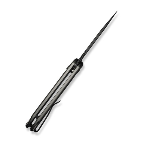 Ніж складаний кишеньковий Civivi Elementum II, (7.5 см) Nitro-V / Aluminum сірий
