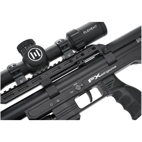 Пневматическая редукторная винтовка FX Airgun Leopard Black Sniper Bottle .177 кал