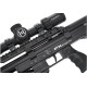 Пневматическая редукторная винтовка FX Airgun Leopard Black Sniper Bottle .177 кал