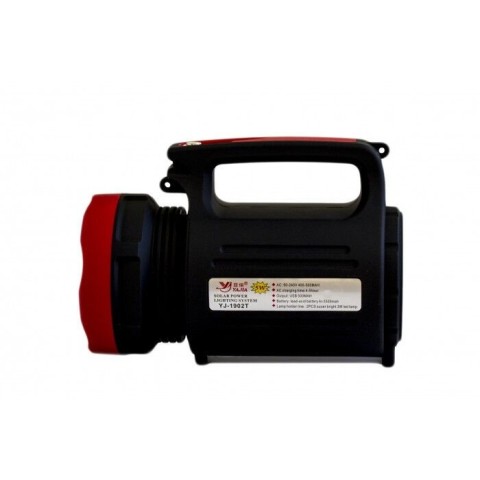 Ліхтар світлодіодний Yajia YJ-1902T c сонячною панеллю та USB Power Bank
