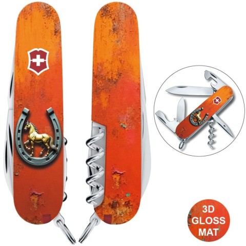 Складаний ніж Victorinox SPARTAN ZODIAC 3D Щаслива підкова 1.3603.Z5260hk