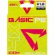 Шнур Select Basic PE Orange 100m #1.0/0.14mm 15lb/6.8kg