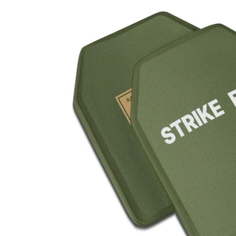 Комплект бронеплит керамічних Ukrarmor 6 клас, 5,6 кг, M, Олива комплект