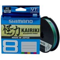 Шнур Shimano Kairiki 8 PE 300m (Multi Color) 0.315mm 33.5kg