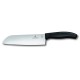 Ніж кухонний Victorinox SwissClassic Santoku17 см, чорный, блістер