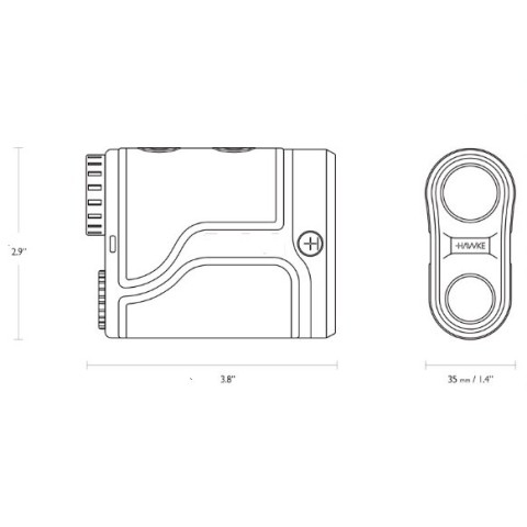 Лазерний далекомір Hawke LRF Vantage 900 LCD (41202)