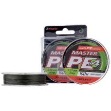 Шнур Select Master PE 100m (темн.-зел.) #4.0/0.32mm 82lb/37kg