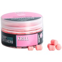 Бойлы Carp Catchers Fluo Dumbell Wafters Krill 8х5 and 10x7mm