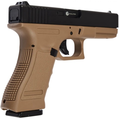 Пистолет страйкбольный Evolution E017 Gas 6 мм tan