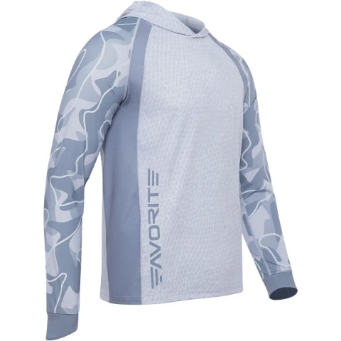 Джерси Favorite Hooded Jersey Universal XL Sun protect Light Grey