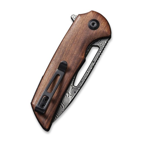 Ніж складаний кишеньковий Civivi Odium, (6.7 см) Damascus / Guibourtia Wood