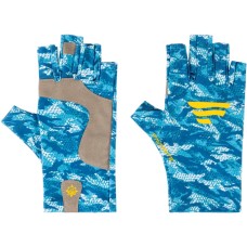 Перчатки Favorite Solar Fishing Gloves 5 Cut S/M white/blue