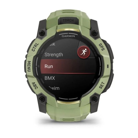 Смарт-годинник Garmin Instinct 3 (50 мм) AMOLED папоротево-зелений