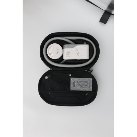 Душ портативний з насосом на акумуляторі Flextail Max Shower із чохлом, білий