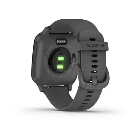 Смарт-годинник Garmin Venu Sq з сірими ремінцем та безелем