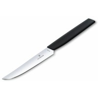 Нож кухонный Victorinox Swiss Modern Steak 12 см, чёрный
