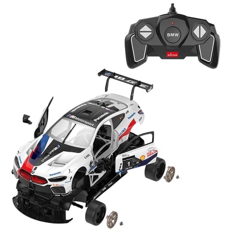 Машинка-конструктор Rastar BMW M8 GTE 1:18. Білий