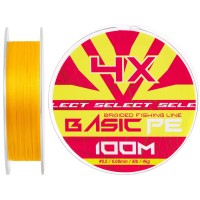 Шнур Select Basic PE Orange 150m #0.5/0.08mm 8lb/4kg
