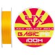 Шнур Select Basic PE Orange 150m #0.5/0.08mm 8lb/4kg