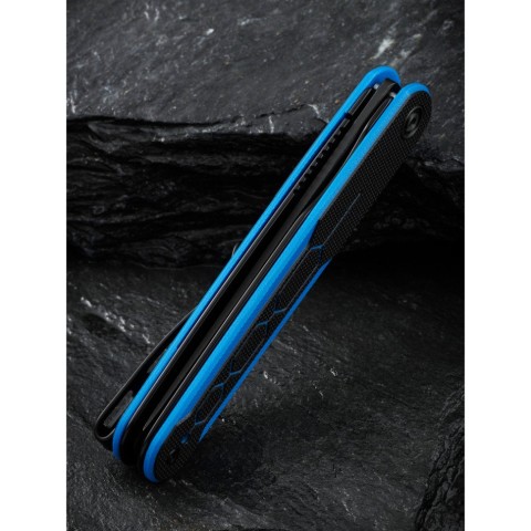 Ніж складаний кишеньковий Civivi KwaiQ , (7.6 см) Nitro-V / G10 чорно-синій